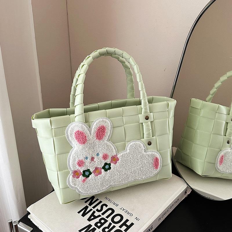 Souvenir Hand-woven Vegetable Basket Bag Women's Summer Seaside Vacation Wind Wind Portable Basket