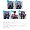 Wheelchair Seat Anti Slip Belt Restraint Harness Safety Strap Constraint Band