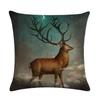 Abstract Fairy Girl Decorative Cushion Cover Linen Pillowcase For Sofa Couch Bedroom Home Living Room Decor 45X45Cm