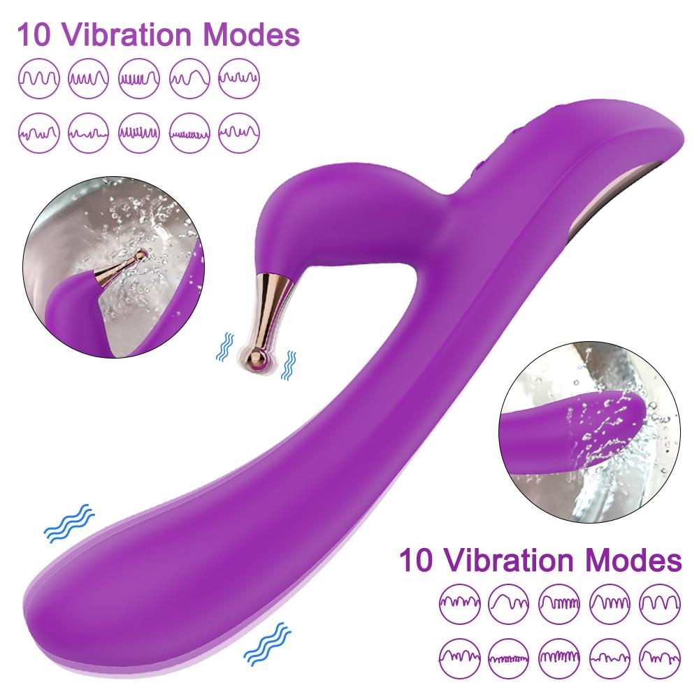 Powerful Dildos Vibrator Silicone Large Size Wand G-Spot Massager Sex Toy For Couple Clitoris Nipple Dual Stimulator For Adults