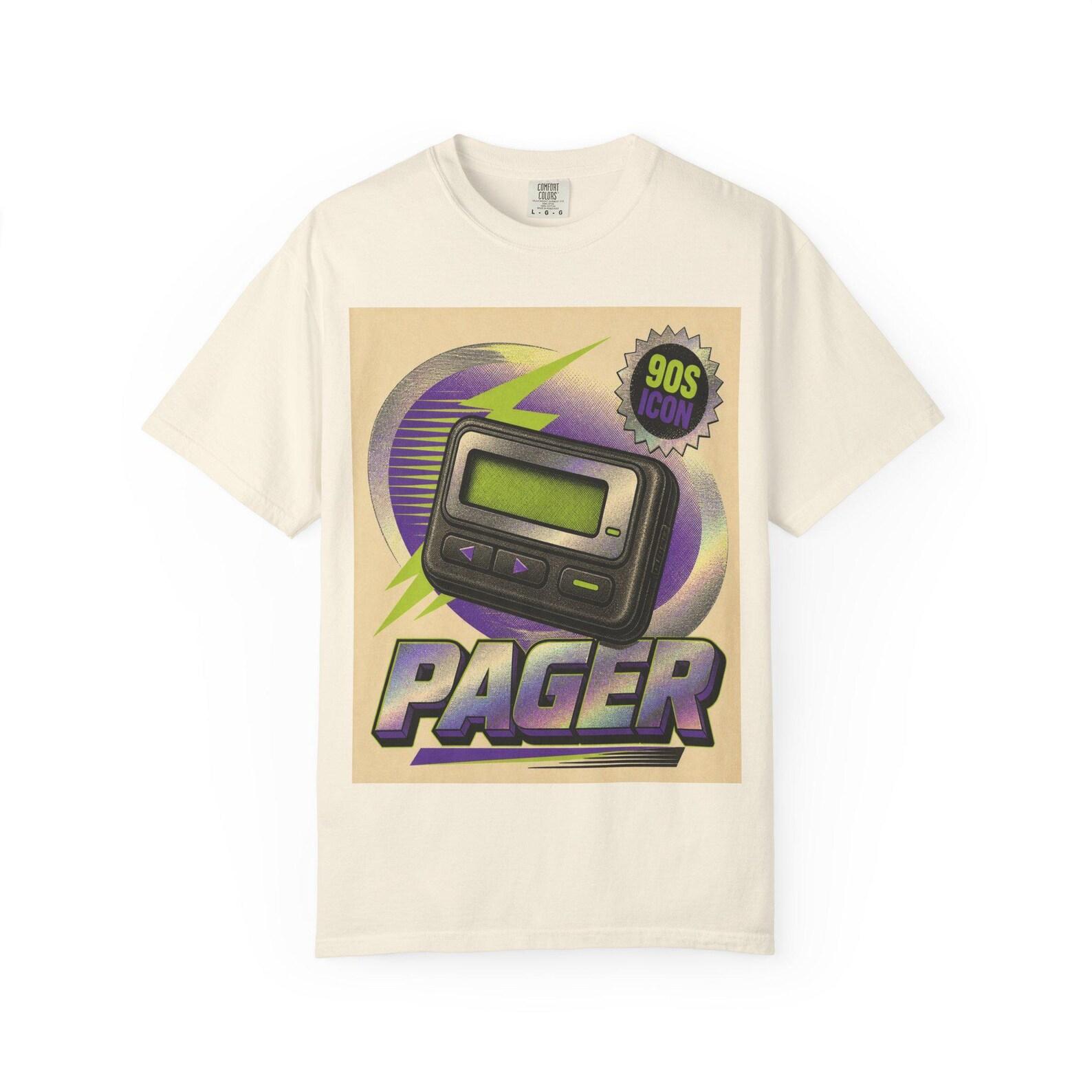 Pager Beeper 90s Icon Retro Shirt | Nostalgic 90s Kid Tee Gift 120