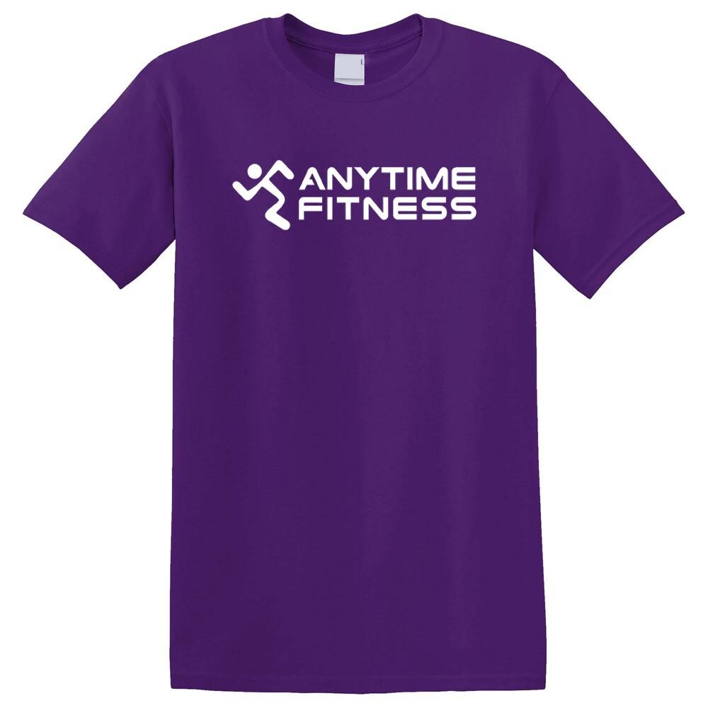 Anytime Fitness Gym Mens Purple Size S to 5XL M