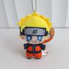 11cm Naruto Shippuden Anime Peripherals Plush Toy Keychain Naruto Cartoon Kakashi Gaara Cotton Toy Key Ring&Bag Hanger Ornament