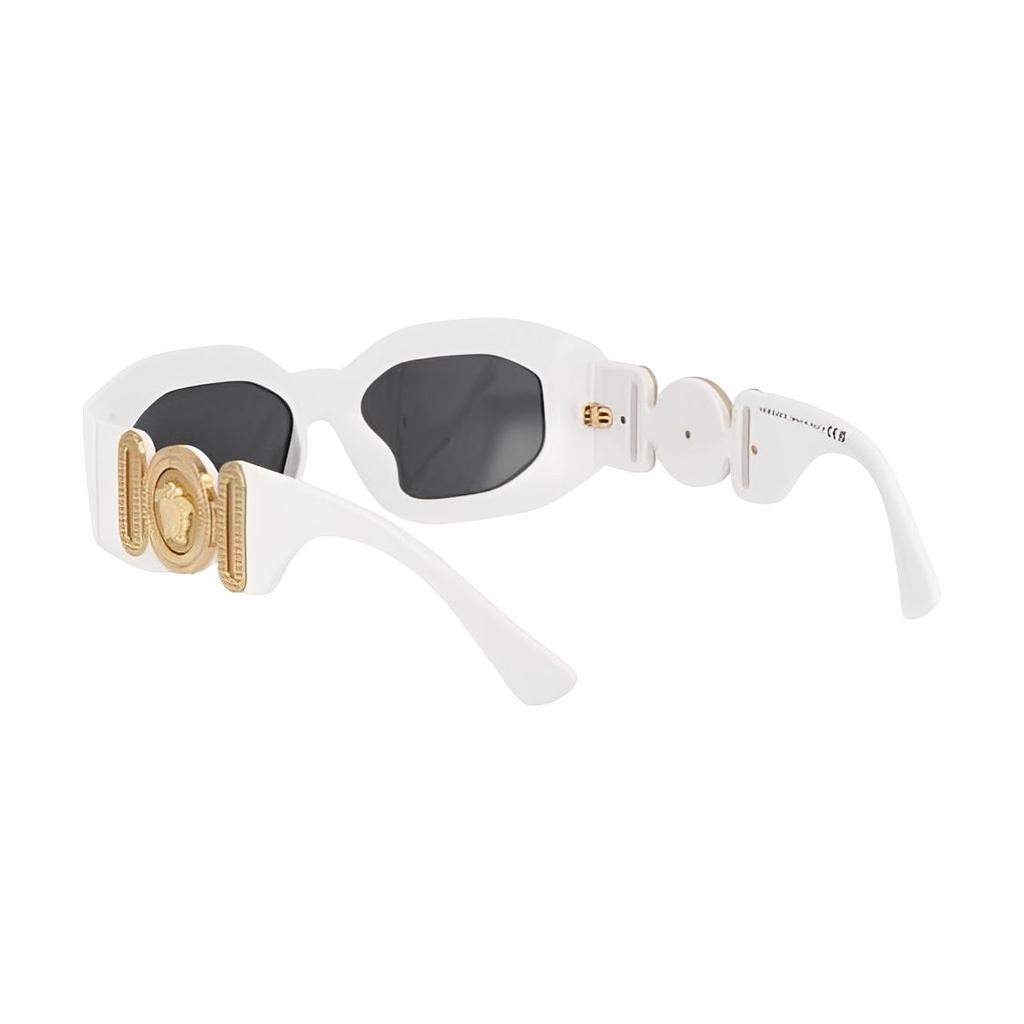 Versace Versatile Fashionable Irregular Shape Sunglasses Men Sunglasses White 0VE4425U31487