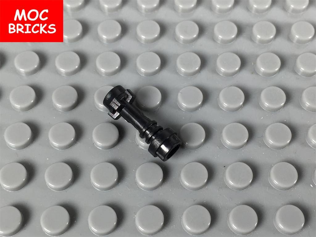 10pcs/lot MOC Bricks Lightsaber Hilt Straight handle Weapon fit with 64567 Figure Kids Building Blocks Toys