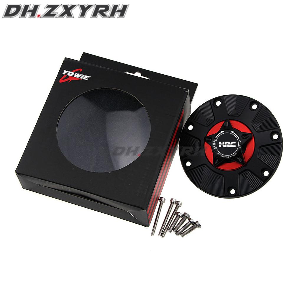 Příslušenství pro motocykly CNC hliníkové víčko palivové plynové nádrže Kryt bez klíče pro HONDA HRC CBR600RR CBR1000RR CBR 600 1000 RR 2003