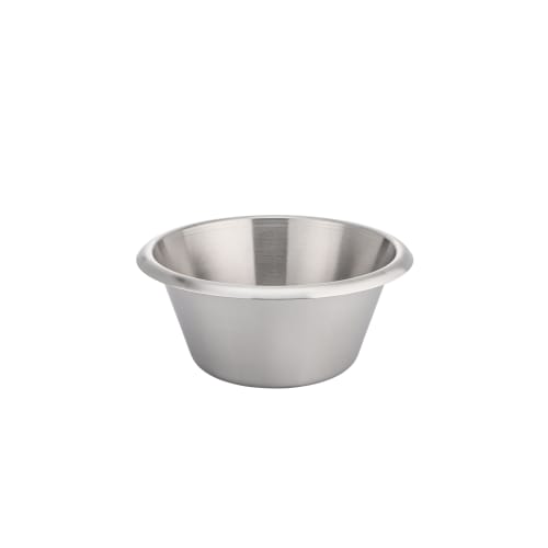 MATFER Flat-Bottom Bowl 702616, 16cm, Stainless Steel, France, ABCA101