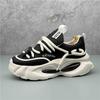 Fashion Luxury New Designer Men's Thick Soled All Match Air Cushion Shoes Causal Flats Moccasins Male Hip-hop Walking Sneakers