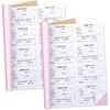 800 Pcs Tardy Slip Book with Carbonless Duplicates 3.5 X 4.3 Inch Tardy Slips Per Book Form Register Copy Books for Student Late Arrivals Easy