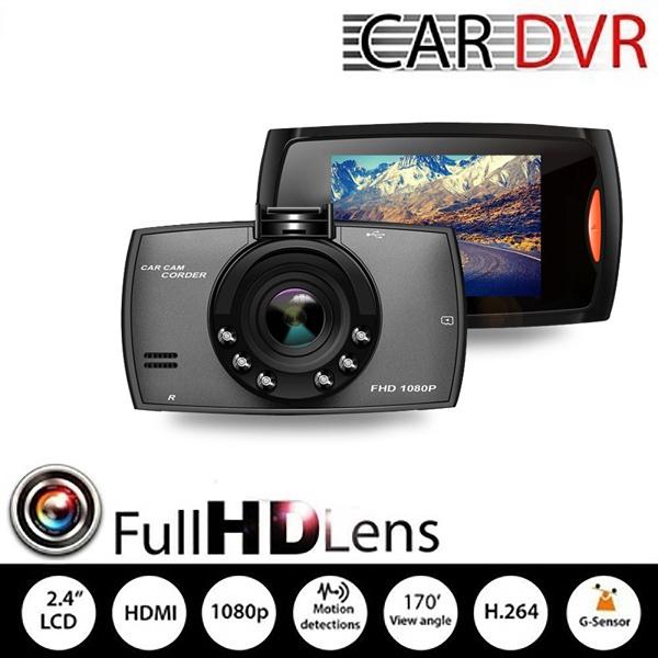 

2.4 Дюймовый обнаружение Cam Car HD Dash 2.4" Ночной Vision G-Sensor камеры