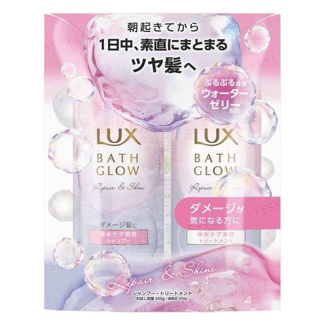 Lux Japan - Bath Glow Repair & Shine Shampoo & Treatment Set 400g + 400g