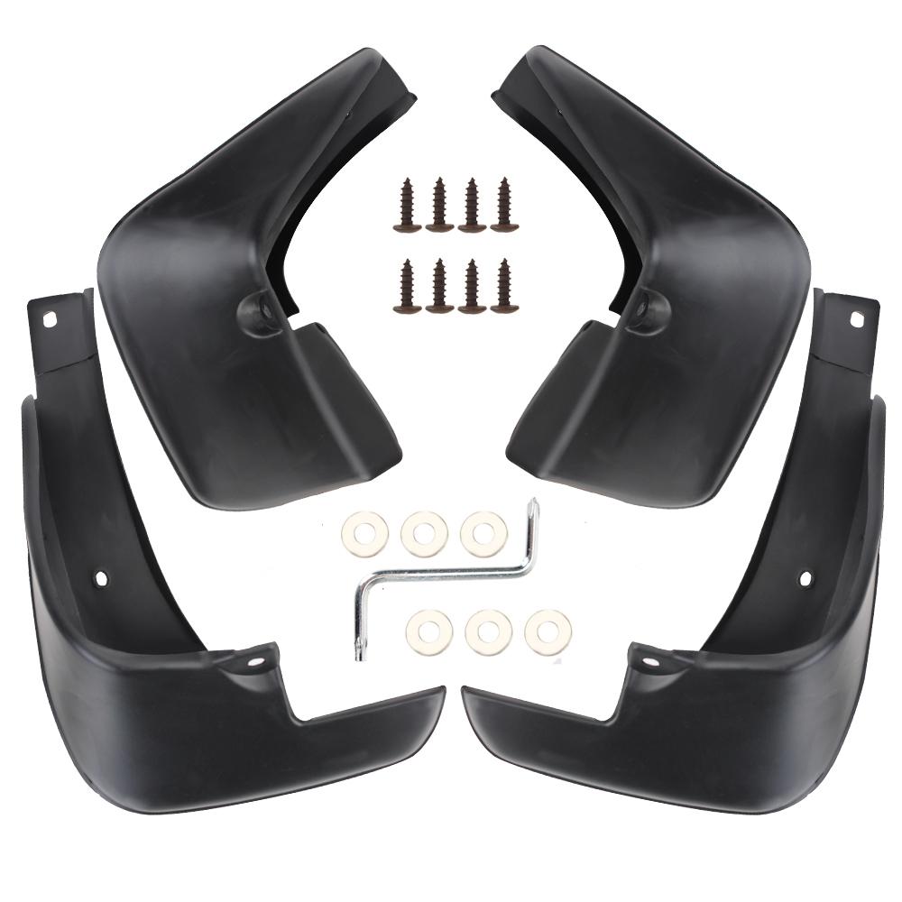4Pcs Set Car Mudguards For Toyota Corolla Altis 2004-2018 Front Rear Fender Mud Flaps Splash Guards PVC Automotive Accessories