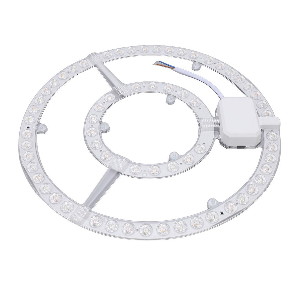 72W Ceiling Light Module Board Round Dual Color Dimmable LED Ceiling Fan Light Replacement Panel for Living Room Bedroom Bathroom