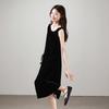 SOFSIL 2026 Spring/Summer Silk Velvet Sleeveless Dress