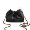 High-End Fashion Versatile Shoulder Messenger Bag Large-Capacity Chain Portable Women'S Bag New Niche Pleated Cloud Bag