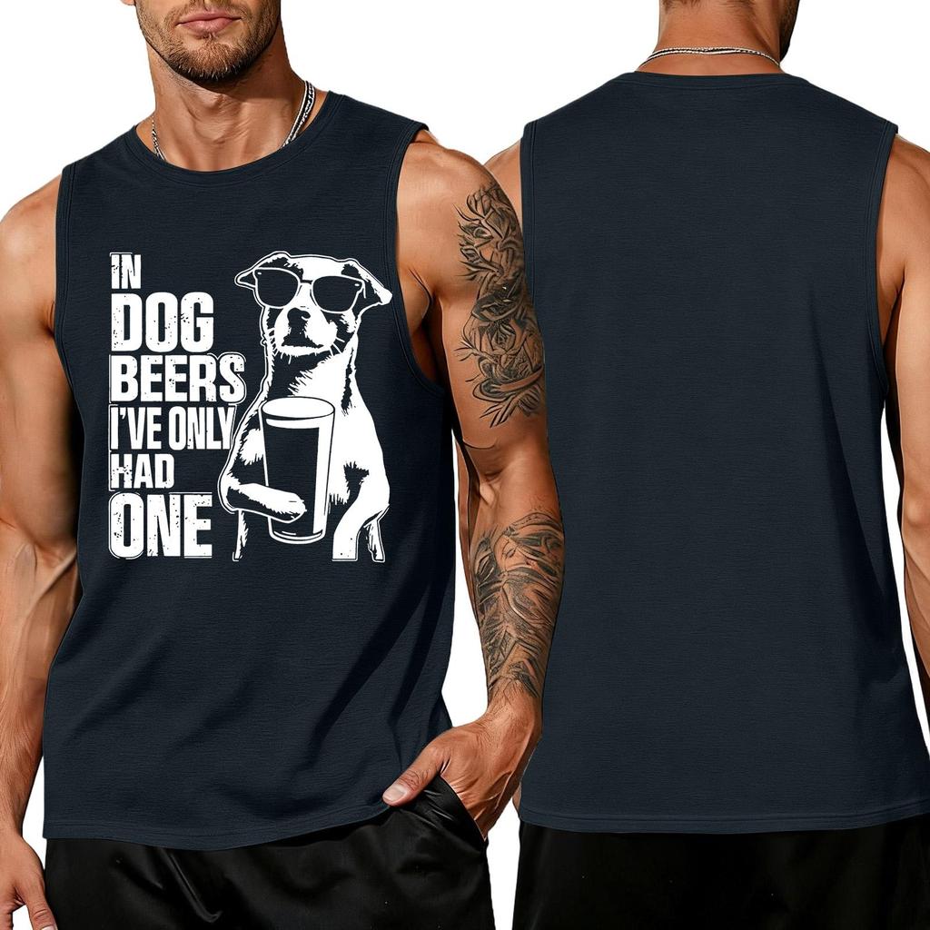 Men Sleeveless Tank Top Casual Summer Muscle Shirt Lightweight Breathable Soft Fabric Beachwear Outdoor Fitness Gym Apparel