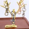 2pcs Metal Buckle Keychain Hook Car Keychain Accessories KeyChain Ring Outdoor Keychain Accessories
