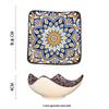 Yanger Moroccan Ceramic Sauce/Snack Dishes - 4-inch, 5-Pack