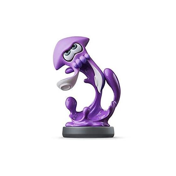 Used [Used - Very good] amiibo squid [Neon Purple] (Splatoon series)