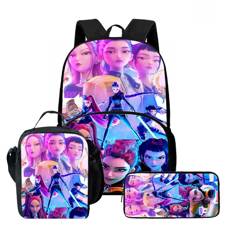 Kpop Witch Hunter Group Schoolbag High Definition Printing Casual Cross Border Light Backpack One Piece Hair