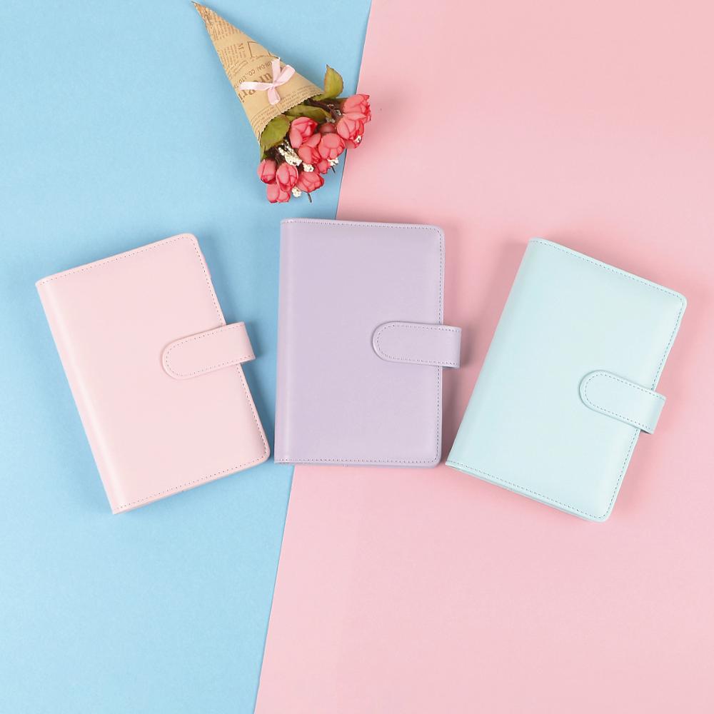 Macaron Color 6 Ring Binder Notebook Cover A5