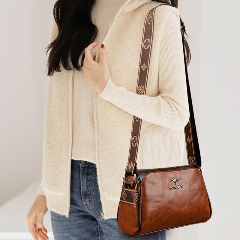 Soft New Genuine High Quality Pu Leather Luxury Purses Crossbody Bag Designer Brand Ladies Shoulder Crossbody Bags