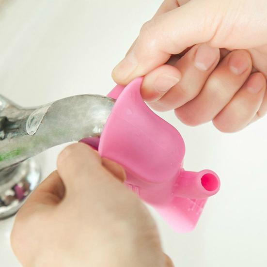 Kjøkkenkran Silikon Vannkran Extender Barnebad Vaske hender Hjelpemidler
