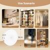 LED Remote Control Three Color Induction Night Light USB Rechargeable Kitchen Closet Stairs Showroom Combination Magnetic Cabinet Light