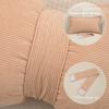 BUYNOW 1PC Corduroy Bow Pressed Edge Pillowcase French Luxury High-end Princess Style Sofa Cushion Cover Home Bedroom Decor