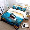 Shark Ocean Bedding Set Bedding Set (1 Duvet Cover, 2 Pillowcases, Duvet Not Included)