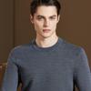 Antonio Men's Machine Washable 100% Worsted Wool Round Neck Sweater
