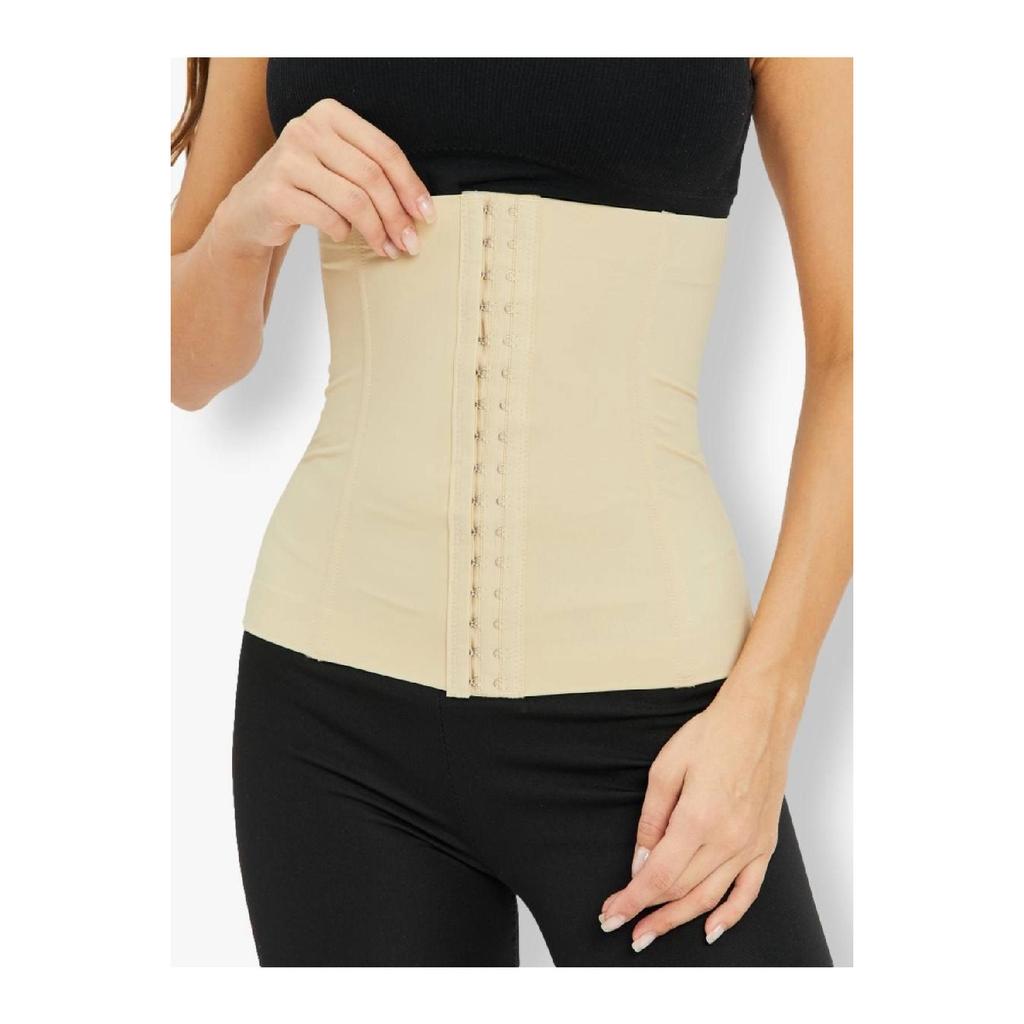 Tvigoso Model 4stupňový bezešvý poporodní zeštíhlující latexový korzet barvy pleti