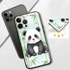 Phone Case for Apple iPhone 17 Pro Max 14 12 15 Pro 7 8 11 17e XR XS MAX 13 Air 16 Funda Phone Cover Cartoon Cute Panda
