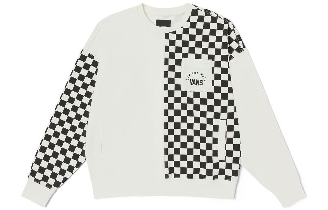 Vans Sweatshirts Unisex Ecru Crew Neck Moderate Regular VN0002ENFS8 M