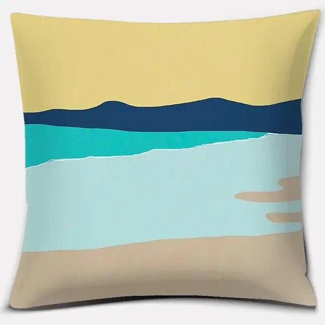 Summer Color Series Gift Home Office Decoration Bedroom Sofa Car Cushion Cover Pillowcase