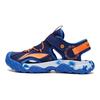 Li Ning Kids Sports Lifestyle Series Synthetic Leather Fashion Versatile Breathable Low-Top Sandals Kids Sandals Blue YKUT032-15