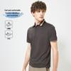 Hodo Men's Linen Silk Blend Short Sleeve Polo Shirt