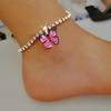 Women's Fashionable And Fashionable Colorful Butterfly Diamond Chain