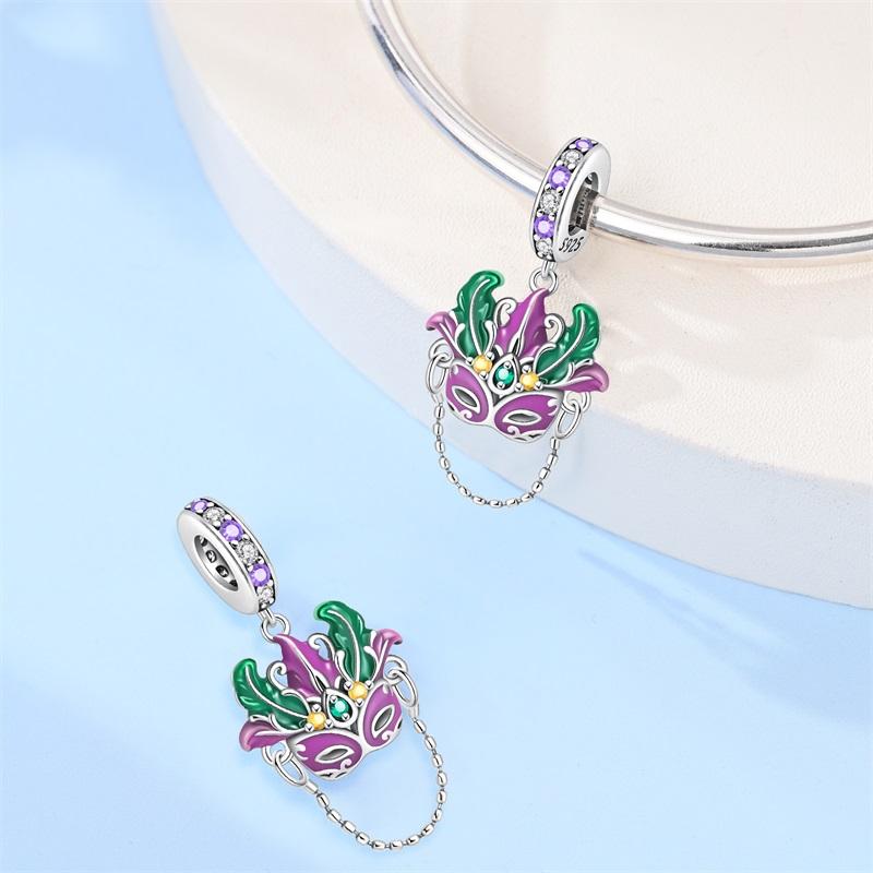 Copper Feather Charm Dance Pendant Fit 4Mm Hole Diameter Charms Bracelets Women Diy Jewelry Gift