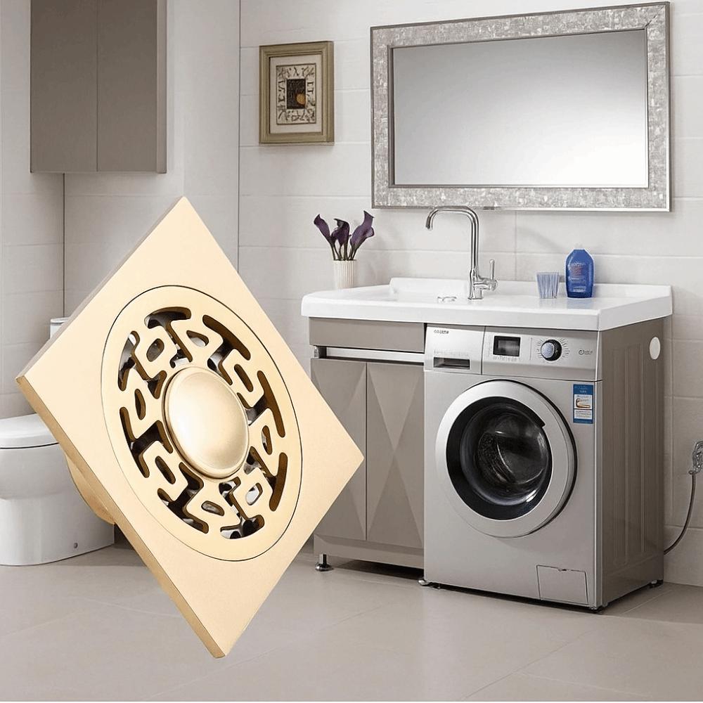Anti-odor Square Shower Drain Removable Floor Hair Catcher Convenient Floor Drains  Kitchen
