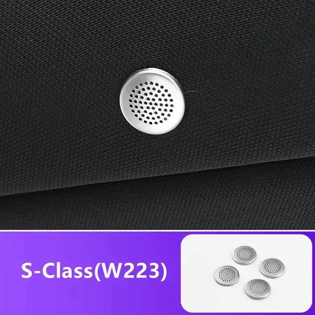 Suitable for Mercedes-Benz S-Class W223 Door A-pillar Audio Speaker Decorative Cover Interior Protective Sticker Shape