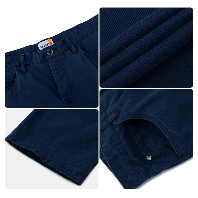 Timberland Outdoor Solid Color Casual Loose Work Pants Men pants Deep-Sapphire-Blue A5TVB433