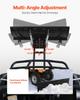 Snow Plow Kit, 122 cm Universal Snow Plow Attachment, Height & Left-Right Adjustable, Quick To Detach, Steel ATV Scrape Blade, 3 Mount Options,