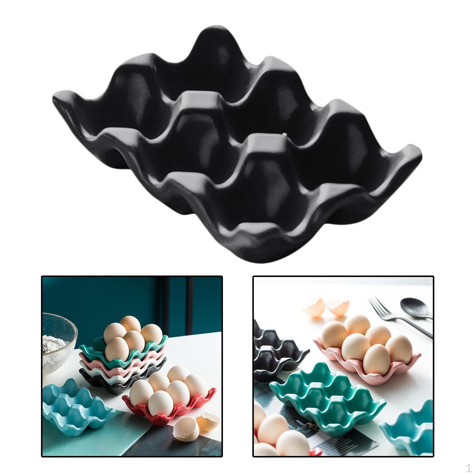 Egg Tray Holder for Fresh Eggs - Kitchen Organization Essential чёрный 990₽