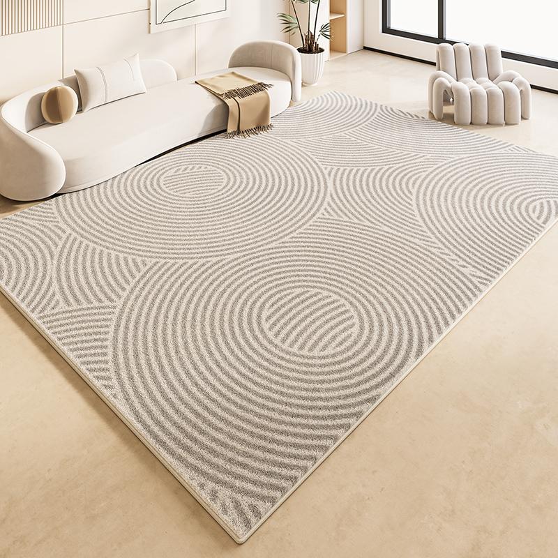 Minimalist Line Living Room Decoration Plush Carpet French Style Rugs for Bedroom Home Washable Lounge Rug Fluffy Soft Floor Mat