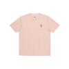 Li Ning Sports Fashion Collection T Shirts Men's Pink Crew Neck Moderate Straight Fit AHSR628-2