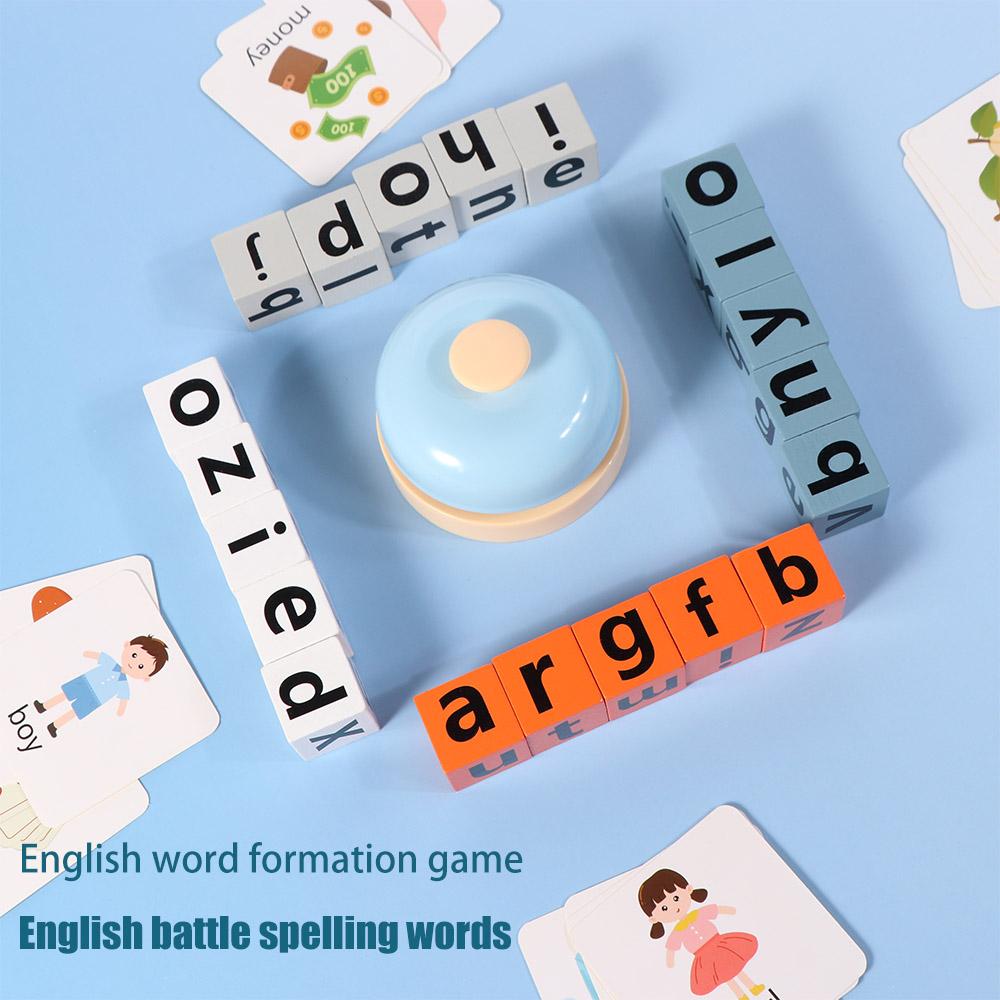 Word Spelling Game Alphabet Spelling Game Flash Cards Puzzle Game Letter Spelling Block  Kids
