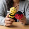 Educational Animal Finger Puppets Role Play Butterfly Bee Puppets  Teaching Shows