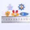 Popular Cartoon Ocean Series DIY Resin Ornaments for Phone Cases & Keychains