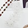 White Heavy Industry Nail Drill Three-Dimensional Flower Lace Wedding Dress Dress Accessories Decorative Accessories Cloth Stickers